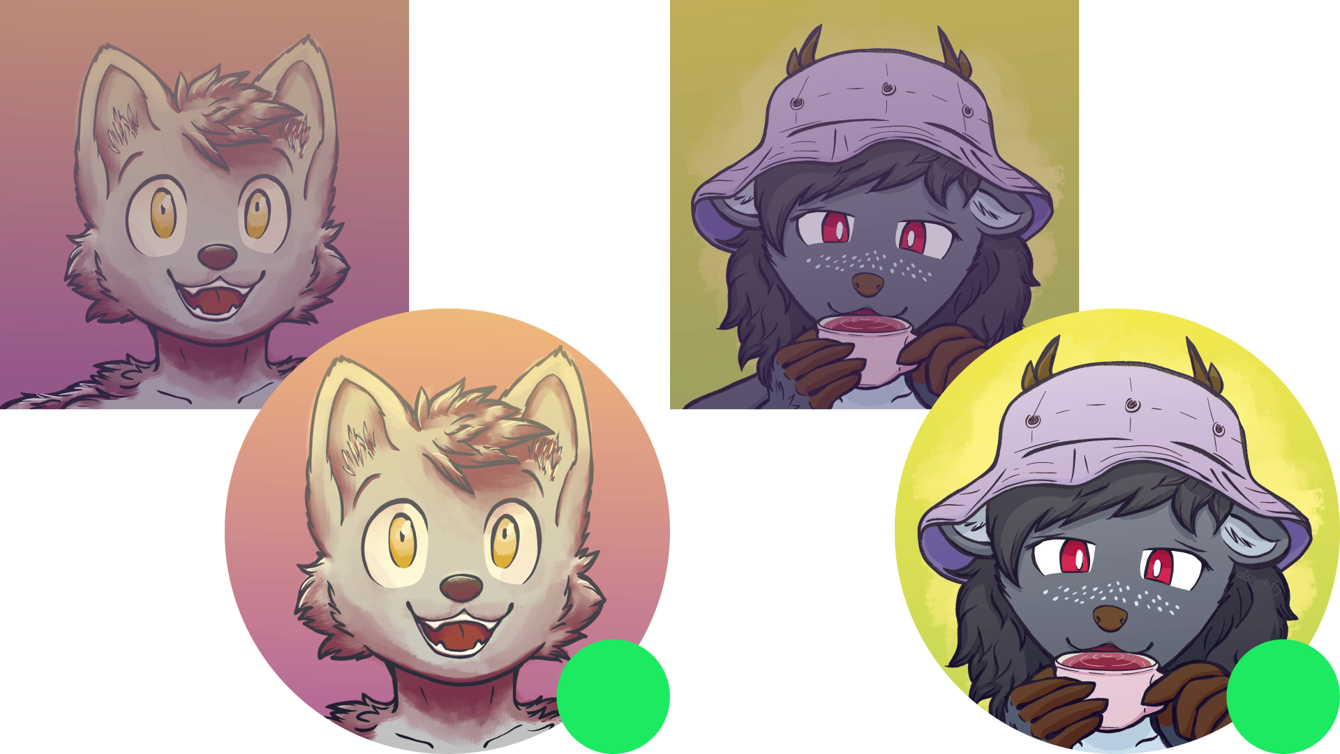 Profile picture icon examples